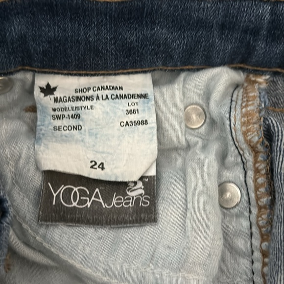 Yoga jeans SWP-1409 blue skinny jeans mid-rise - Picture 3 of 3